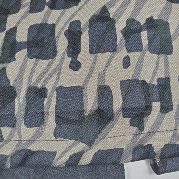 Classiques entier patterned skirt, silk/wool blend - Picture 7 of 8